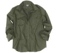 Chemise tactique à manches longues Ripstop Long Sleeve Mil-Tec - Olive XL