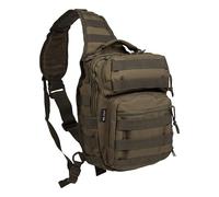 Mil-Tec Sac à Dos One Strap Assault Pack SM, Olive, 30 x 22 x 13 cm