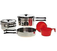 Set de vaiselle de bivouac Stainless Steel - 7 éléments Mil-Tec