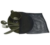 Mil-Tec - Set Vaisselle Camping Vert VA Mil-Tec