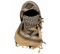Mil-Tec Shemagh - Écharpe - Homme, Vert khaki/noir, 110x110 cm