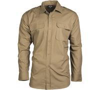 Mil-Tec Shirt de Champ Coyote Beige Camel XS-3XL Chemise Safari Coton