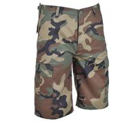Mil-Tec Short Bermuda Style Militaire Homme Camouflage Woodland