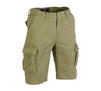Mil-Tec Short cargo vintage américain pour homme, en coton, look usé, pour le quotidien et l'extérieur, poches au niveau des jambes et de la taille, comme short de travail, de loisirs, de randonnée