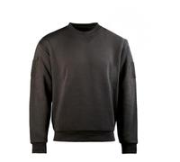 Mil-Tec Sweat-shirt tactique à col rond noir, Noir , S