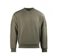 Mil-Tec Sweat-shirt tactique à col rond Ranger Green, Ranger Green, M