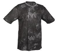 Mil-Tec T-Shirt Manches Courtes Patrouille Combat Armée Hommes Coton Mandra Nuit