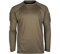 Mil-Tec Tactical Quick-Dry, t-shirt manches longues 3XL Olive Olive