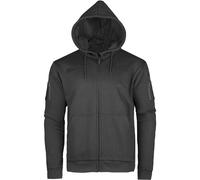 Mil-Tec Tactical Zipped Paintball Airsoft Tactique Hommes Sweat À Capuche Noir