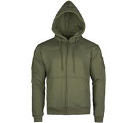 Mil-Tec Tactical Zipped Paintball Tactique Hommes Sweat À Capuche Ranger Green