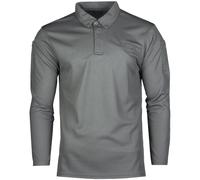 Mil-Tec Tactique Hommes Manche Longue Séchage Rapide Chemise Polo Urban Grey