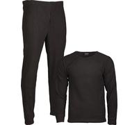 Mil-Tec Thermofleece, sous-vêtements fonctionnels L Noir Noir