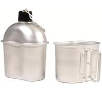 Mil-Tec Bouteille-18625100 Bouteille Adulte Unisexe, Transparent, Taille Unique