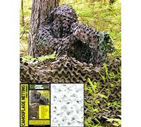 Mil-Tec Unisexe - Crazy Camo - Couvertures en Filet - Blanc - Taille Unique