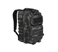 Mil-Tec US Assault Pack - Sac à dos militaire tactique avec système MOLLE - Sac à dos compact de l'armée allemande - Sac à dos de randonnée ou de voyage pour camping et utilisation, Camouflage foncé