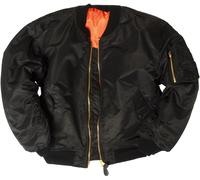 Mil-Tec US Aviator MA1 Basic, veste en textile 3XL Noir Noir