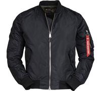 Mil-Tec US Aviator MA1 Summer, veste en textile XXL Noir Noir