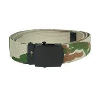 Mil Tec – Ceinture en coton – Boucle noire – Woodland