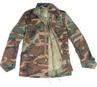 Mil-Tec US Field M65, veste en textile L Woodland Woodland