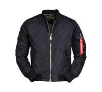 Mil-Tec US Aviator MA1 Summer, veste en textile XS Noir Noir