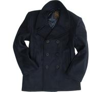 Mil-Tec US Navy Pea, manteau L Bleu Foncé Bleu Foncé