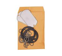 Mil-Tec US Original Dog Tag Septembre Poli Avec Silencer