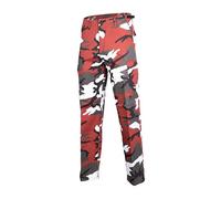 Mil-Tec Us Ranger Hose Typ BDU Pantalon armée Homme, Red Camo, XL