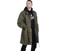 Mil-Tec US Shell Parka M65, veste en textile L Olive Olive