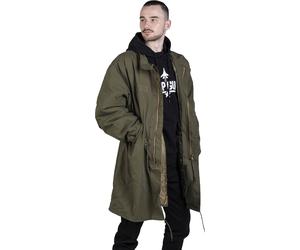 Mil-Tec US Shell Parka M65, veste en textile M Olive Olive