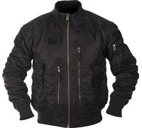 Mil-Tec US Tactical Aviator, veste en textile 3XL Noir Noir