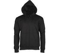 Mil Tec Sweat à capuche Tactical Hoodie Zipper Noir XL