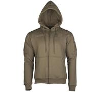 Mil-Tec Tactical – sweat à capuche zippé – taille L – vert foncé