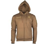 Mil Tec Sweat à capuche Tactical Hoodie Zipper - Coyote L