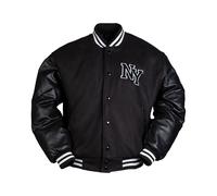 Mil-Tec NY Baseball, veste en textile M Noir Noir