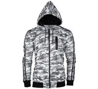 Mil-Tec Veste de Survêtement Sport Course Pull à Capuche Camouflage Armée Camo