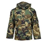 Mil-Tec Veste Militaire Imperméable 3 Couches Woodland Coupe-Vent Respirante