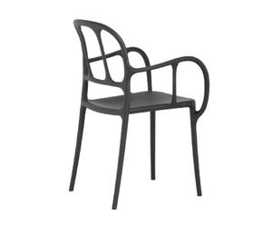 Milà - Fauteuil de jardin WxHxD 44.5x84.5x54cm