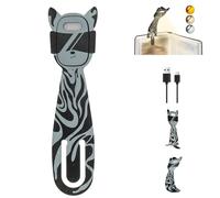 MILA&LOUIS Lampe de Lecture Livre Rechargeable au Lit Mini Liseuse Lumiere LED pour Lire Nuit avec Pince Petite Lumière Gradation USB de Chevet Sans Fil Cute Marque Page (Bringé)