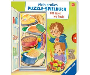 Mila Rulff Andrea Hebro Mein großes Puzzle-Spielbuch: Das essen wir heu (Poche)
