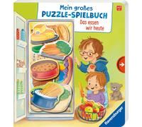 Mila Rulff Andrea Hebro Mein großes Puzzle-Spielbuch: Das essen wir heu (Relié)