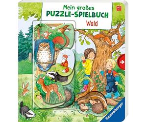 Mila Rulff Silke Voigt Mein großes Puzzle-Spielbuch: Wald (Poche)