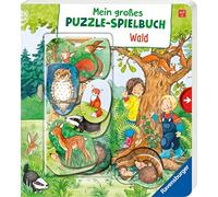 Mila Rulff Silke Voigt Mein großes Puzzle-Spielbuch: Wald (Relié)
