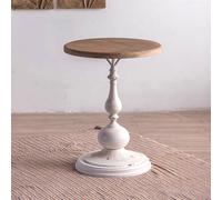 MILA - Table guéridon blanc D51 Blanc