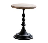 MILA - Table guéridon noir D45 Noir