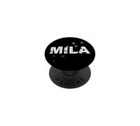 Mila - Un Beau nom avec des Papillons. PopSockets PopGrip Adhésif