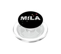 Mila - Un Beau nom avec des Papillons. PopSockets PopGrip pour MagSafe
