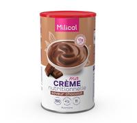 MILACAL Crème Nutritionnelle Diététique avec Édulcorant | Saveur chocolat | Pot de 405g | Hyperprotéinée et Hypocalorique (Chocolat)