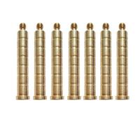 Milaem 100 Grain de Carbone Flèche Insert en cuivre Flèche Insert pour ID 6,2 mm Arrow Tige avec vis 8-32 (Paquet DE 30)