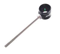 MILAEM Arc Sight Scope Sight Broches avec 1,0 Optique Fibre Flèche en Aluminium Sight pour la Chasse avec Nœud Accessoire, Noir