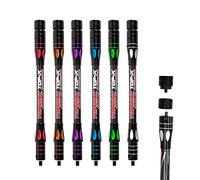 MILAEM Barre stabilisatrice pour tir à l'arc 25,4 cm, 30,5 cm, 38,1 cm, Violet, 10 inch